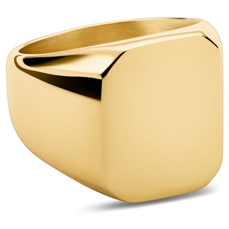 Anillo dorado Liam para hombres - Anillos tipo sello