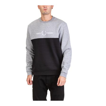 Fred Perry, Sweatshirts Zwart, Heren, Maat:L