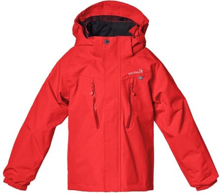 Isbjörn Storm Hardshell Jacket lasten kuoritakki, punainen