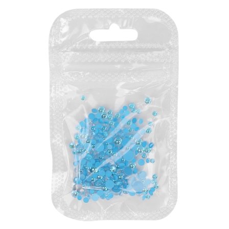 300 stk. sømfremstillingsdekoration blandet størrelse DIY flad bagside halv hund blandet størrelse perle01