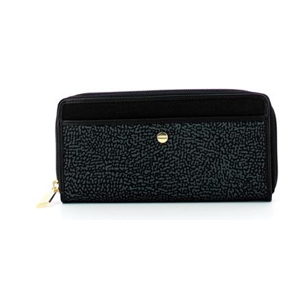 Borbonese Wallets & Cardholders Sort, Dame Punge og Kortholder, Størrelse: ONE Size