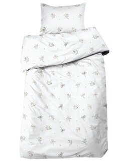 Sengetøj Molly småblomstret 2-delt Hvid