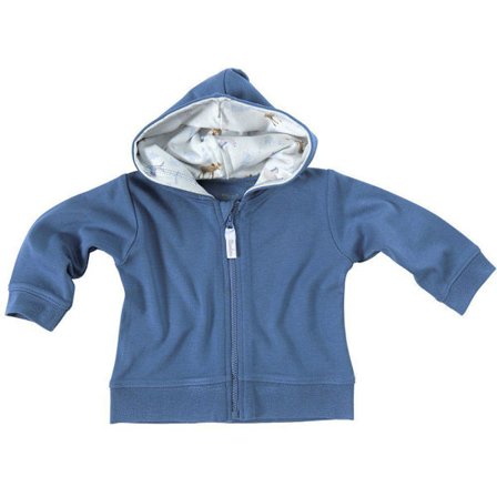 Baby Luvtröja i bambu med dragkedja