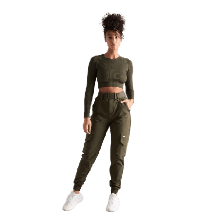 aim'n Cargo Pants Friluftsbyxor Dam Grön S