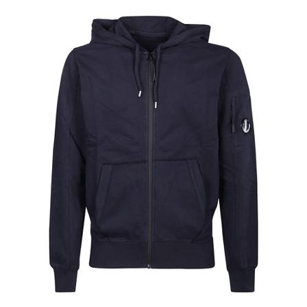 C.p. Company Zipped Sweatshirt Blå, Herre Trøjer
