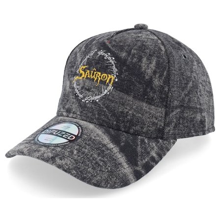 Difuzed - Schwarz adjustable Cap - Lord Of The Rings Acid Wash A-Frame Adjustable @ Hatstore
