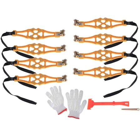 Snökedjor halkfria hjulkapslar vinterdäck 8el.