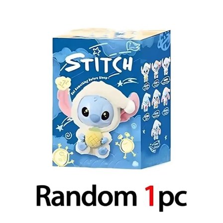 MINISO Stitch Blind Box Laukku Syö jotain ennen nukkumaanmenoa -sarja Vinyyliriipus Söpö nukke Mysteerilaatikko Pörröinen nukke Yllätyslahjat
