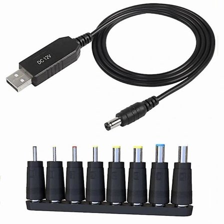 USB DC 5V til 12V Konverteringsadapterkabel