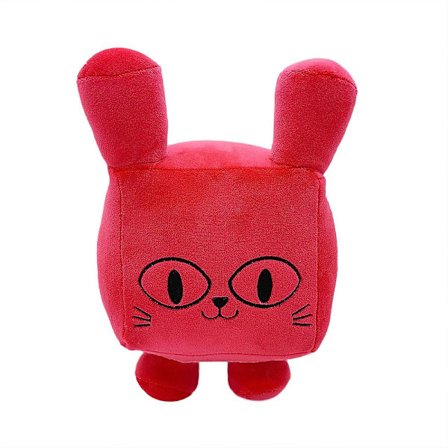 Pet Simulator X Balloon Cat Plysch Titanic Balloon Cat Mjuk plysch Doll Toy för barn Red