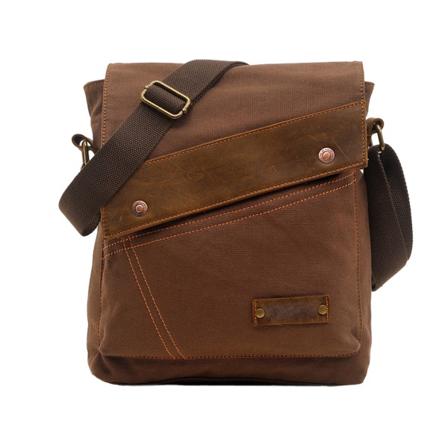 Ny herre taske lærredstaske til mænd og kvinder vertikal crossbody