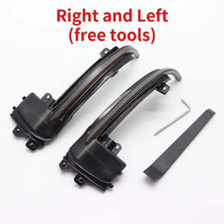 Dynamiska rullande LED-blinkers och sekventiella blinkers för sidospeglar (vänster och höger), kompatibla med Audi A4, A5, S5, B8.5, RS5 och RS4.