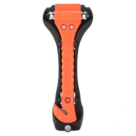 2-in-1 ABS Monitoiminen Turvavyöleikkuri Ikkunarikkoja Auton Hätävasara Kiinnikkeellä