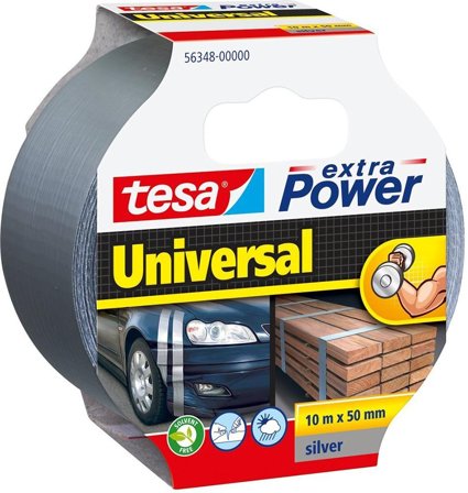Tesa Tape extra Power universal 50 mm x 10 m silver