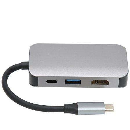 4 i 1 USB C Dockingstasjon med HDMI PD USB VGA-adapter