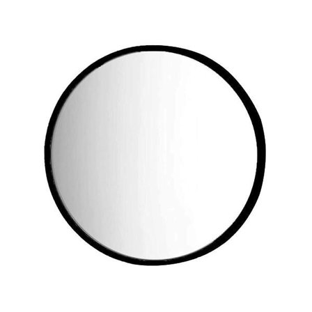 Mini spejl 10x forstørrelse + sugekopper - Sort