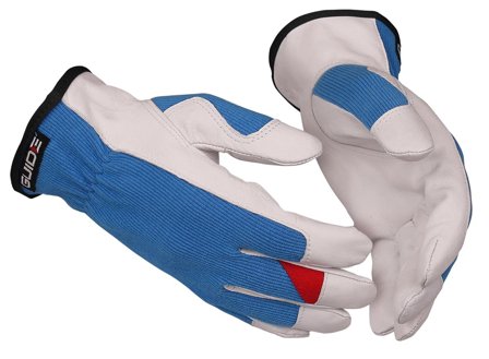 Guide Gloves 5164 Handske läder, öppen krage 11, Arbetskläder