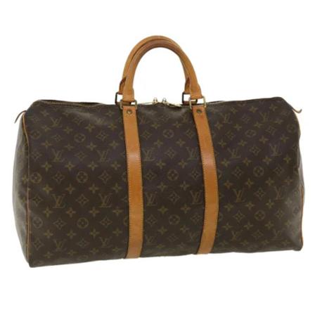Louis Vuitton Vintage, Pre-owned Canvas travel-bags Bruin, Dames, Maat:ONE Size