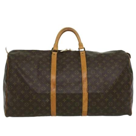 Louis Vuitton Vintage, Pre-owned Canvas travel-bags Bruin, Dames, Maat:ONE Size,leer