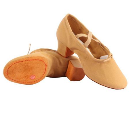Vuxet Barn Round Toe Pumps Chunky Heel Dans Sko Balettdans