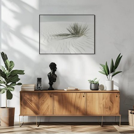 WHITE SANDS Vintage Dune Poster 70x50 cm