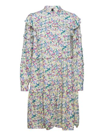 Yashalli Ls Shirt Dress S. Patterned YAS