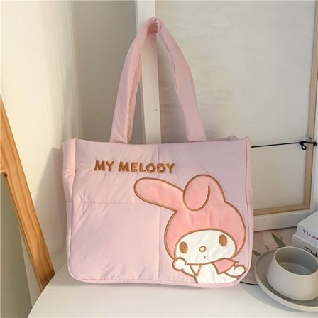 My Melody Kuromi Skulderveske Håndveske Tote Bag ROSA