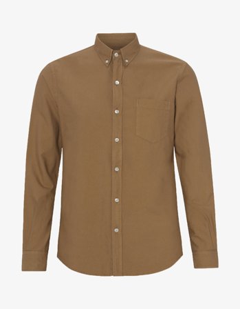 Organic Button Down Shirt - Sahara Camel - XL