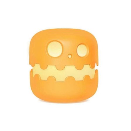 Halloween Gresskar Nattlamper med Smilende Ansikt, Jack O Lantern Dekorasjoner 2025