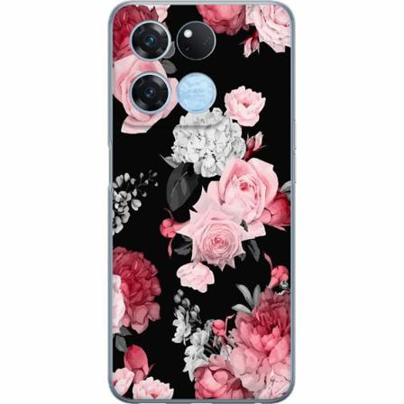 Oneplus Ace Racing Genomskinligt Skal Blommor