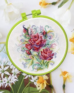 Broderipakke Bilde Roser - Abris Art