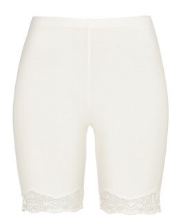 Sykkelbukse med blonde Hvit - XL - Damella