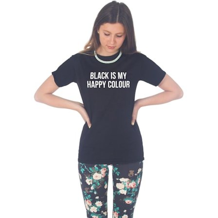 Svart är min glada färg T-shirt