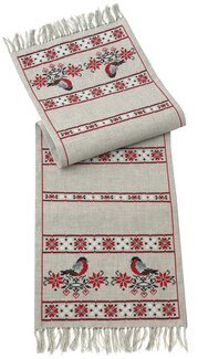 Stickpackung Läufer Dompfaffen