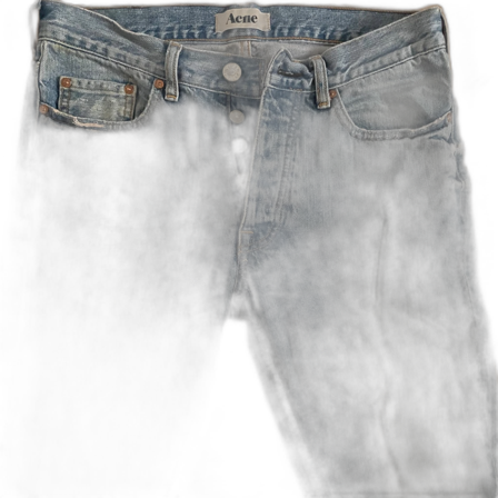 Ljusblå raka jeans från Acne Studios