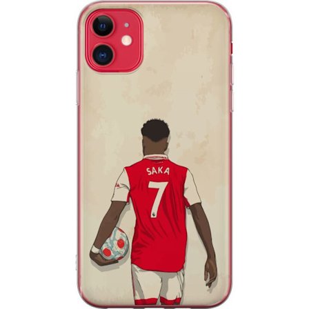 Kompatibelt Mobildeksel til Apple iPhone 11 Saka Fotboll Arsenal FC Motiv Spelare Premier League
