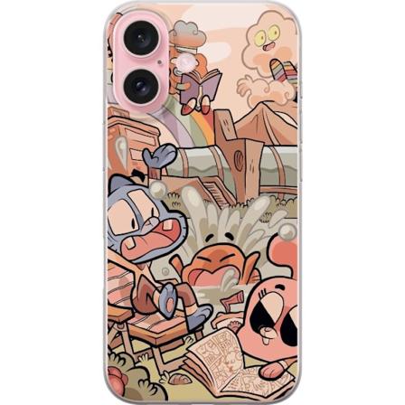 Apple iPhone 16 Läpinäkyvä kuori Animoitu