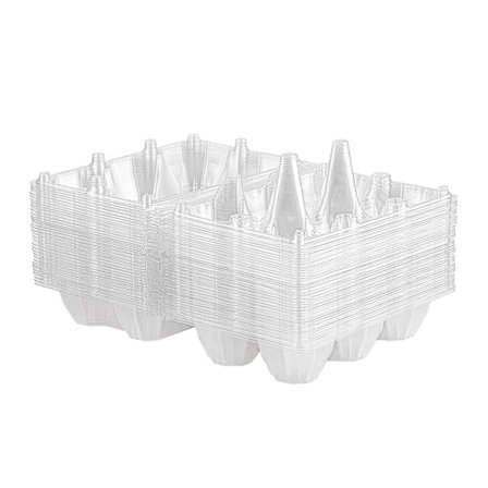 36 stk Æggekartoner Klar plast Æggeholder Opbevaringsbeholder Æg Til Græsgang, Køleskab Opbevaring,6