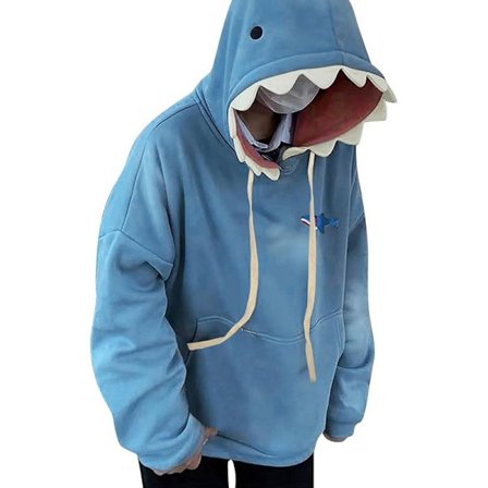 Sød Haj Hoodie til Kvinder