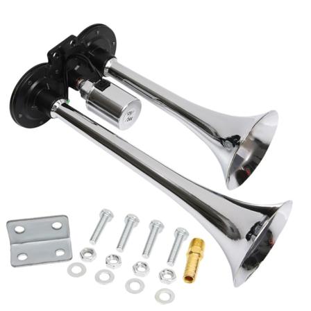 Dubbel Trumpet Elektrisk Hornsats För Bilar Lastbilar Tåg Lastbilar