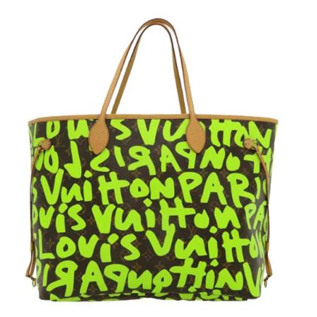 Louis Vuitton Vintage, Pre-owned Bag Groen, Dames, Maat:ONE Size,leer