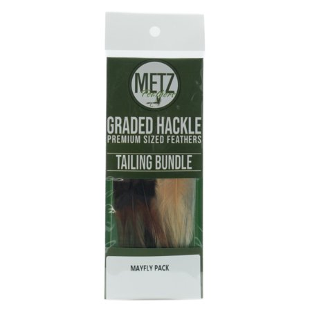 Metz Hackle Tailing Bundle 3-pcs - Mayfly