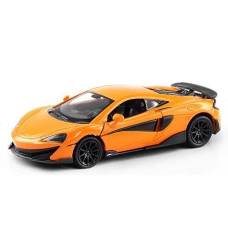 Vn Cars 1:32 Bilar Metall Pullback 13cm Mclaren 600lt Orange 72