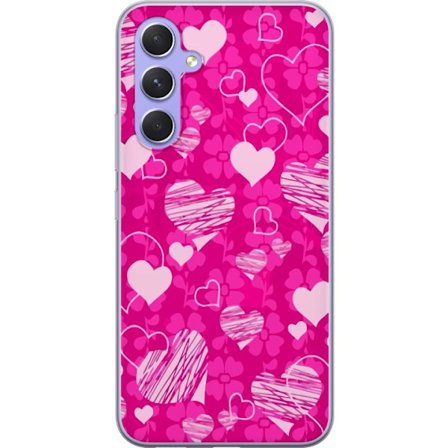 Yhteensopiva Puhelinkuori Samsung Samsung Galaxy A54 PopSydänKuviointi