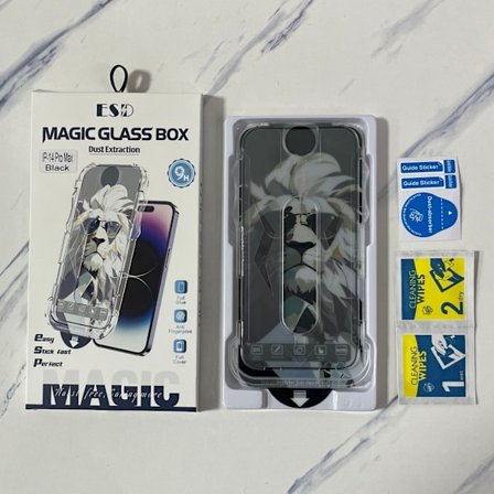 Samsung S24+ Härdat Glasfilm med Enkelt Appliceringskit