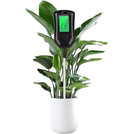 Jordfugtighedsmåler, Jordfugtighedsmåler til planter | Jordtester PH Temperatur