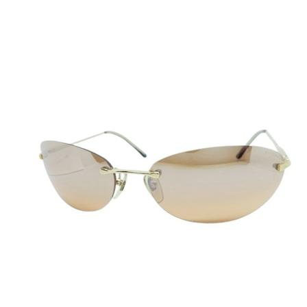 Bvlgari Vintage, Pre-owned Sunglasses Geel, Dames, Maat:ONE Size
