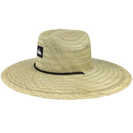 Quiksilver - Sort straw Hat - Pierside Natural Hat Straw Hat @ Hatstore