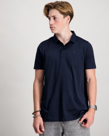Lyle & Scott Mercerised Cotton Tonal Polo Shirt Sininen Pikee/Rugbypaidat Pojat - Kids Brand Store