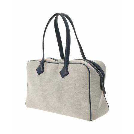 Hermès Vintage, Pre-owned Victoria Bag Grijs, Dames, Maat:ONE Size,Canvas